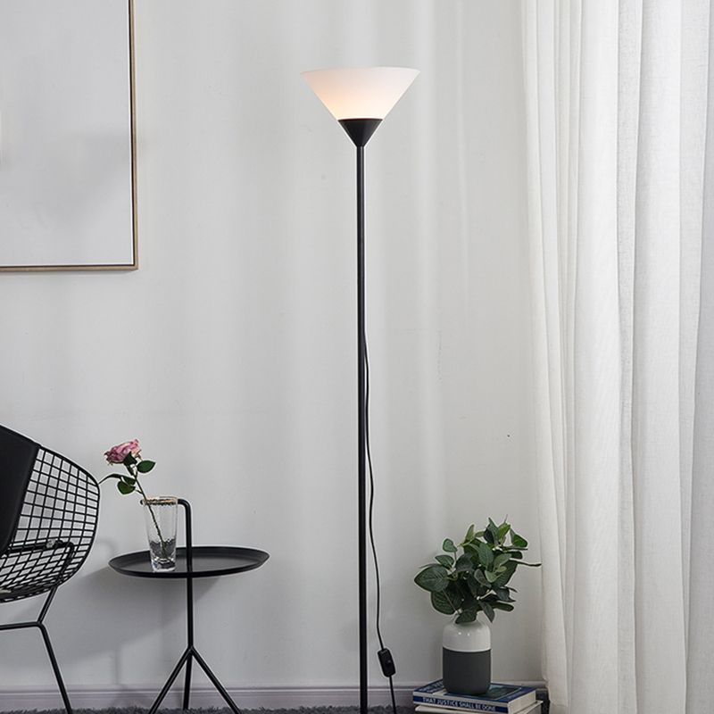Valentina Modern Stehlampe, 5 Farben, Metall/Acryl, Cup, Schlafzimmer