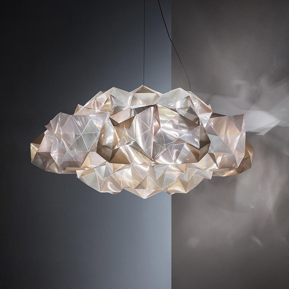 Arisha Modern Pendelleuchte Geometrisch Schlafzimm, 5 Farben, Metall Acryl