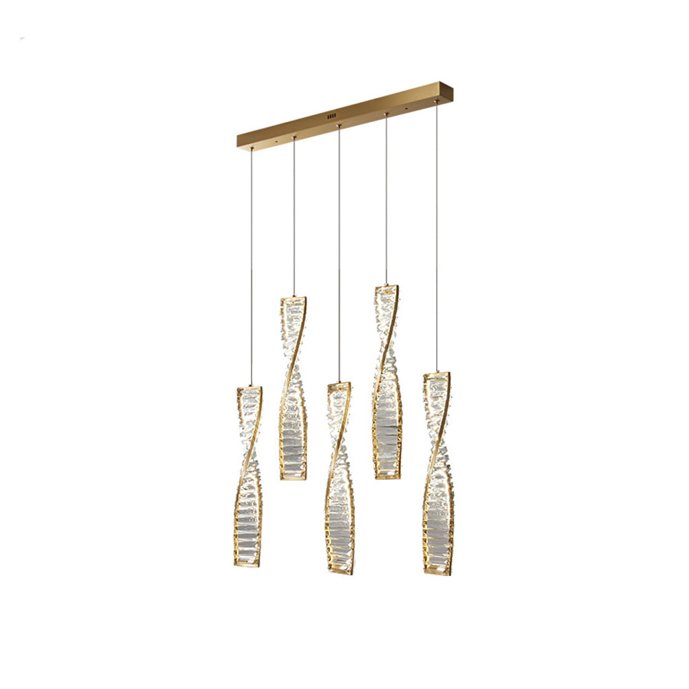 Kristy Moderne LED Pendelleuchte Schlafzimmer/Wohnzimmer Kristall