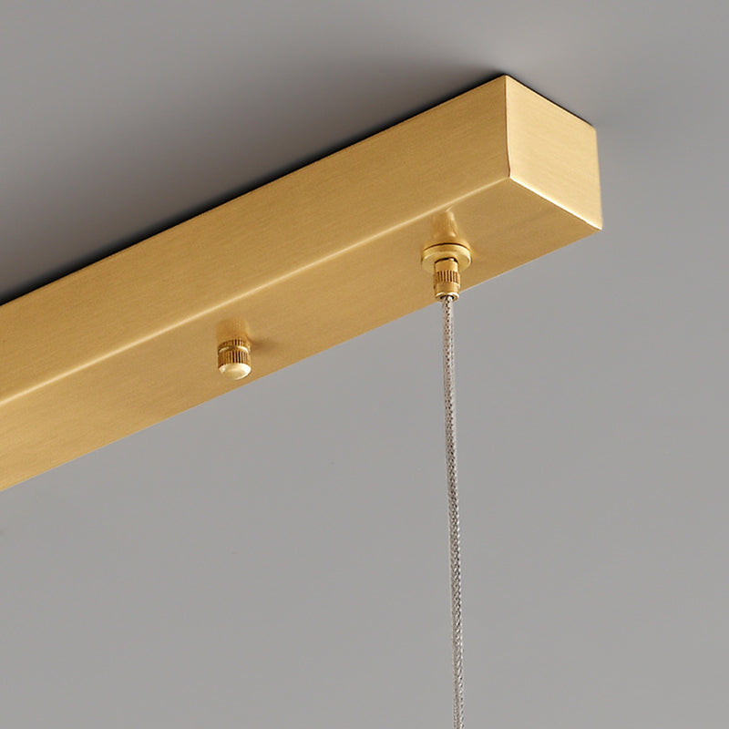 Arisha Modern Pendelleuchte Schwarz/Kupfer, Metall&Glas