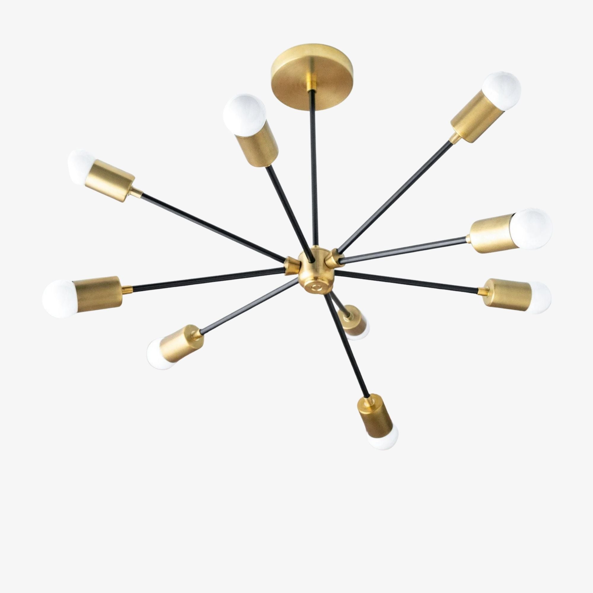 Mobilux Line Metall-Kronleuchter – Moderne Lampe im Mid-Century-Stil für Küchen und Büros