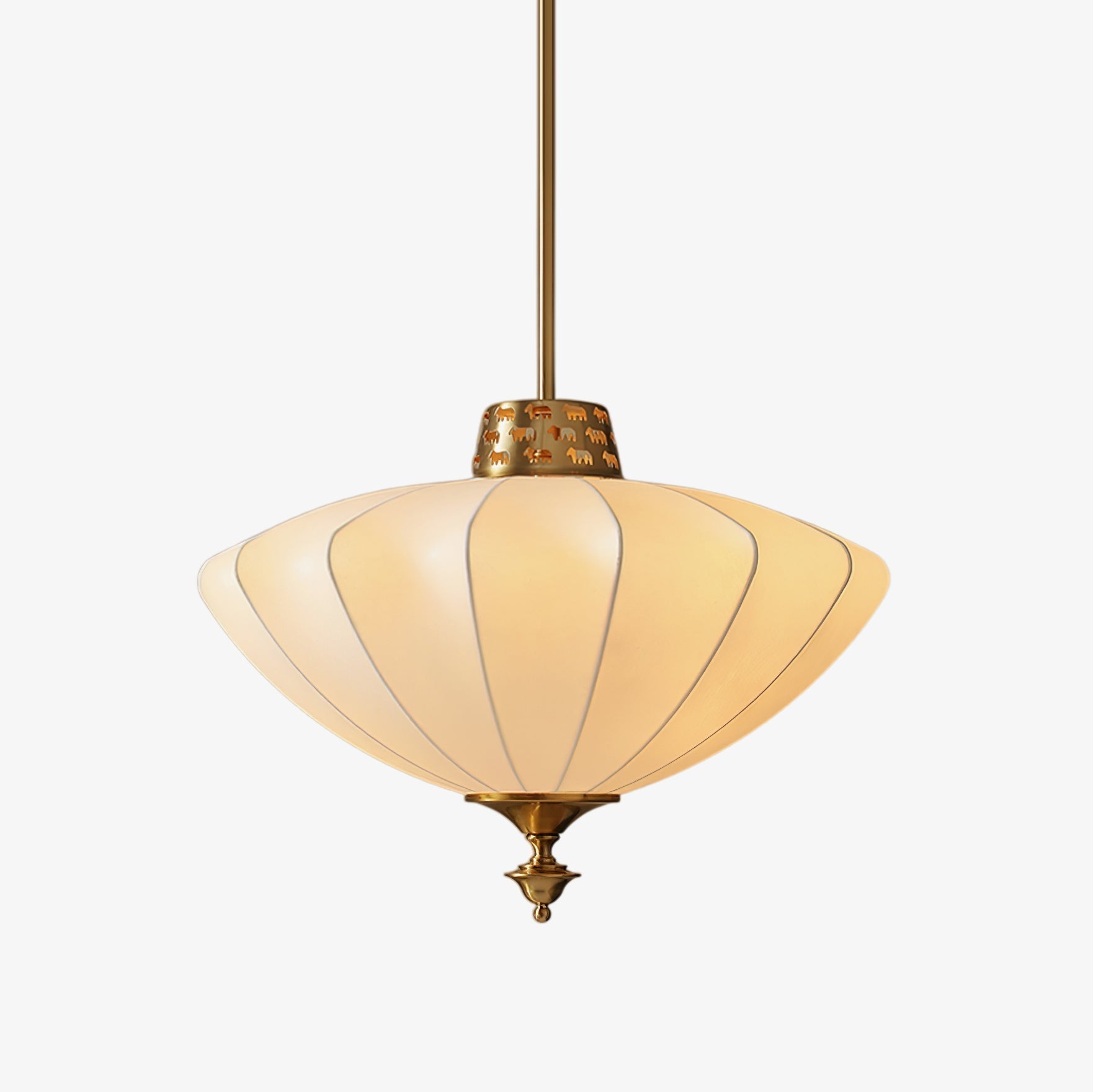 Ortalara Elegance Vintage Bloom Seiden-Pendelleuchte-Letslighting