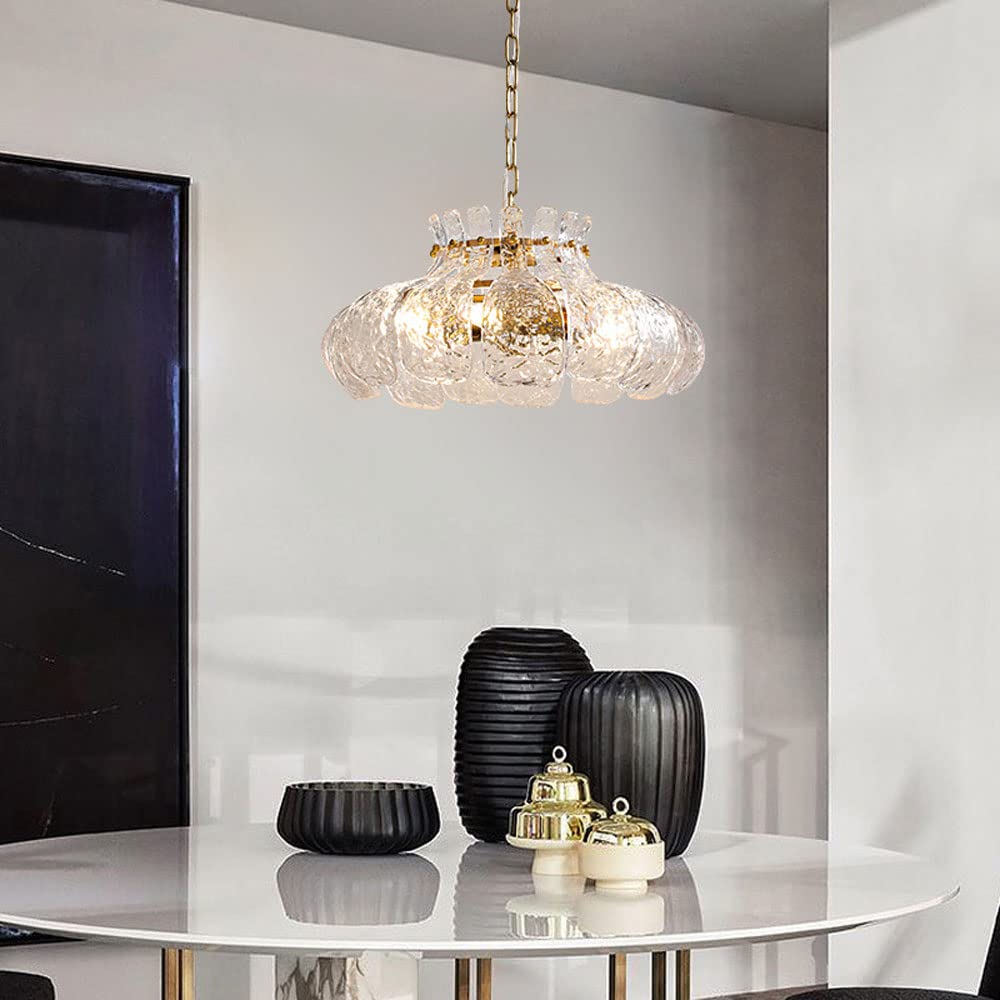 Arisha Modern Birne Form Kronleuchter Eis Schmelzen Glas Schlafzimmer