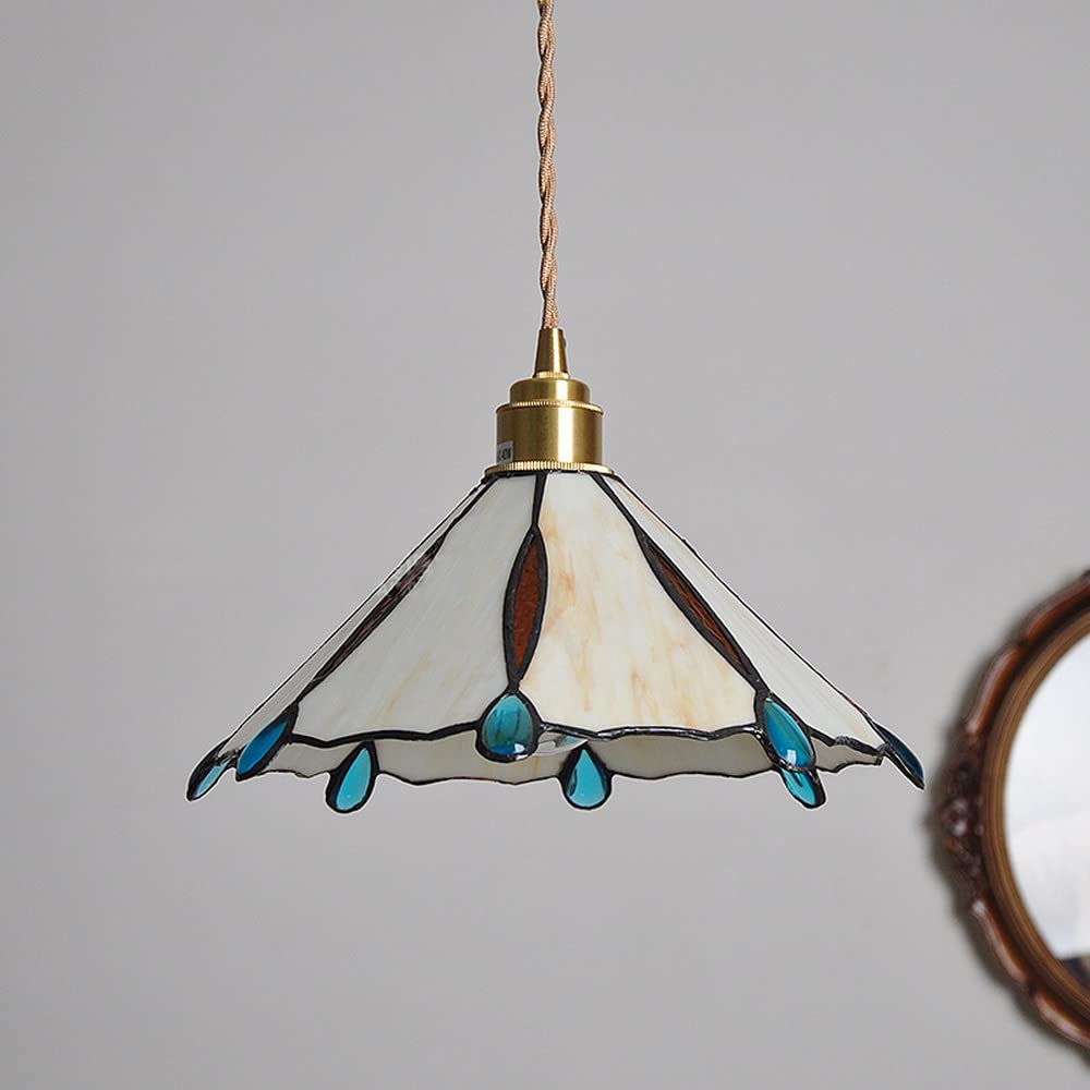 Arisha Vintage Pendelleuchte Metall/Glas Schlafzimmer/Wohnzimmer/Flur
