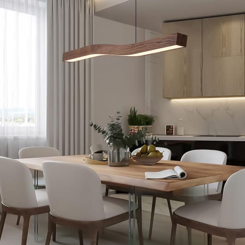 Muto Nordic Pendelleuchte Holz Wohnzimmer/Schlafzimmer/Esszimmer