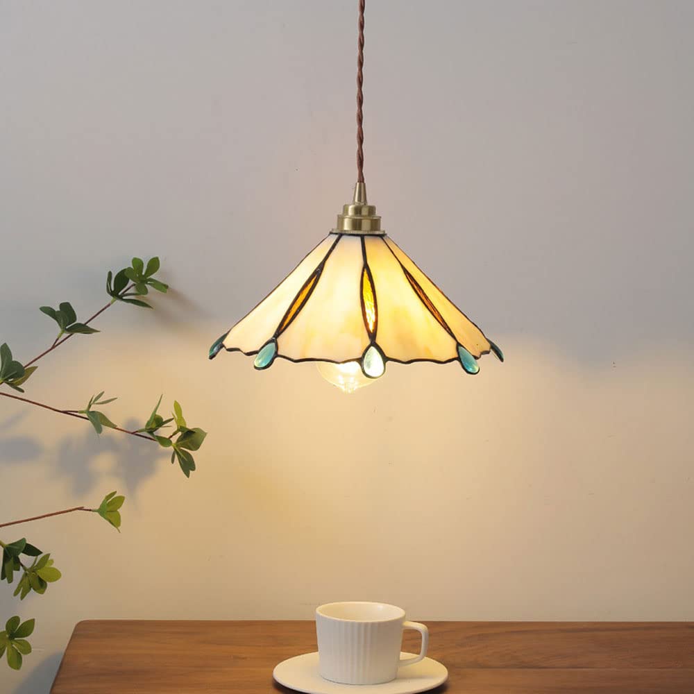 Arisha Vintage Pendelleuchte Metall/Glas Schlafzimmer/Wohnzimmer/Flur
