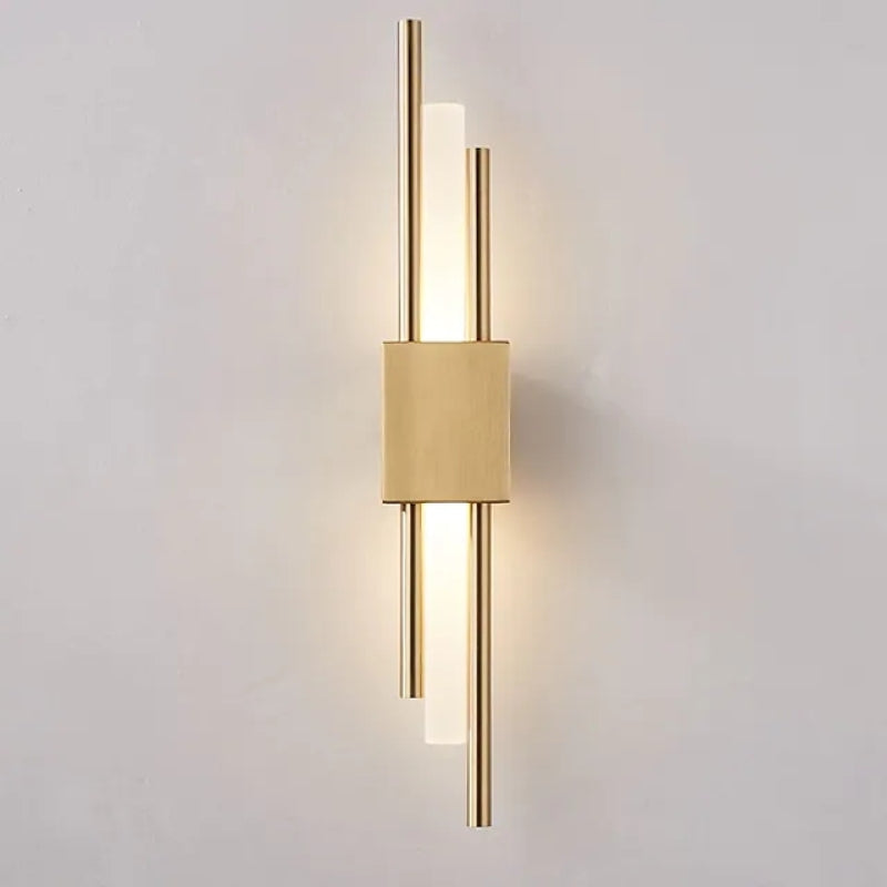 Arisha Modern Linear LED Wandlampe Weiß/Gold/Grün Schlafzimmer Metall