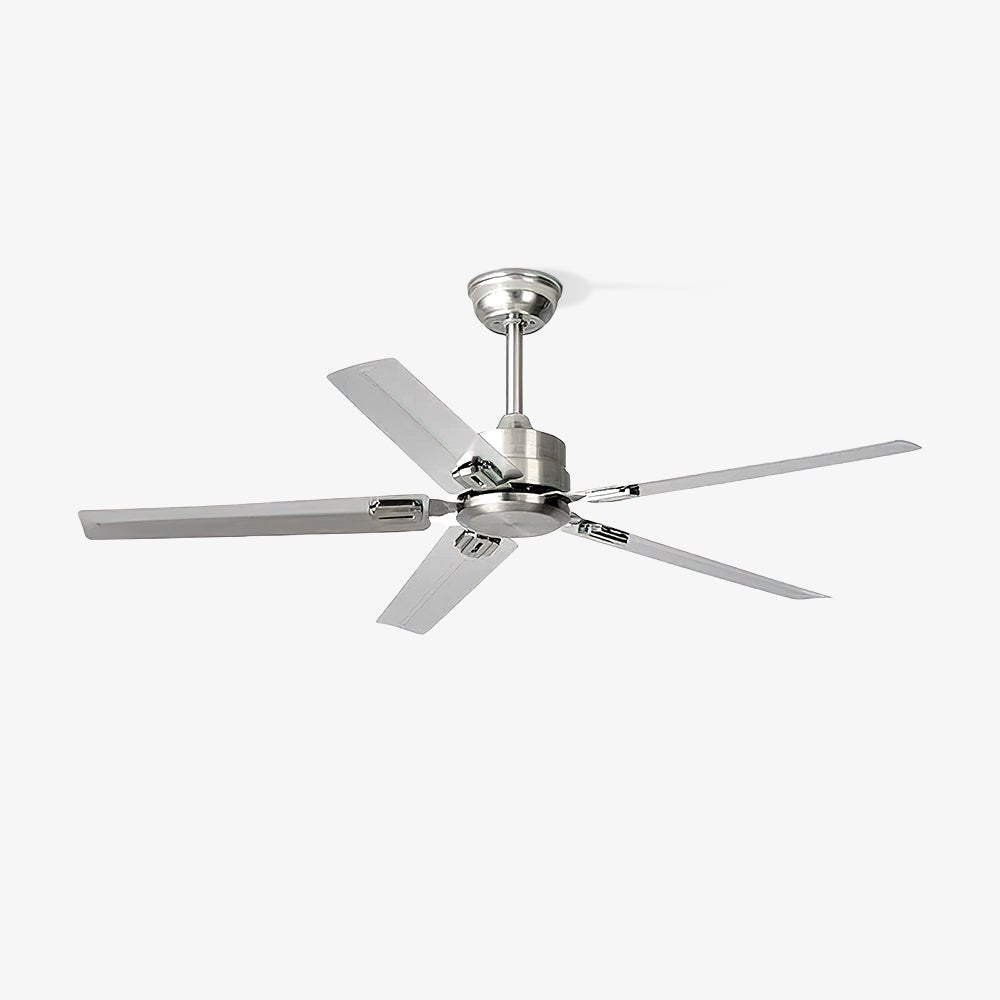 Vosolara Premium Deckenventilator in Schwarz, Vorderansicht