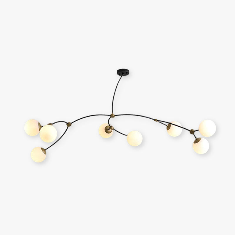 Valentina Modern Design LED Kronleuchter Metall Glas Esszimmer Wohnzimmer