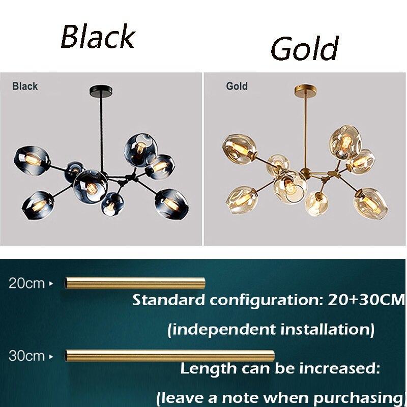 Valentina Pendelleuchte, 6 Farben, 6/8/10/12 -flammig