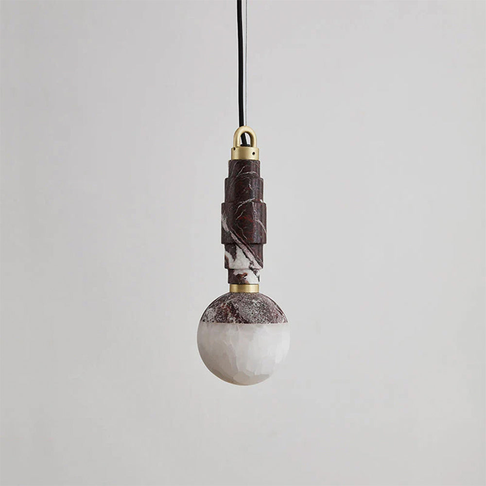 Vevinir Marmor Alabaster Pendelleuchte-Letslighting