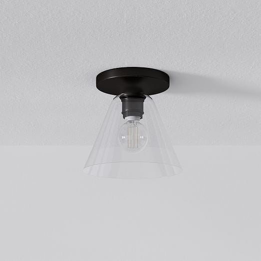 Skulpturale Glas-Deckenleuchte für moderne Räume