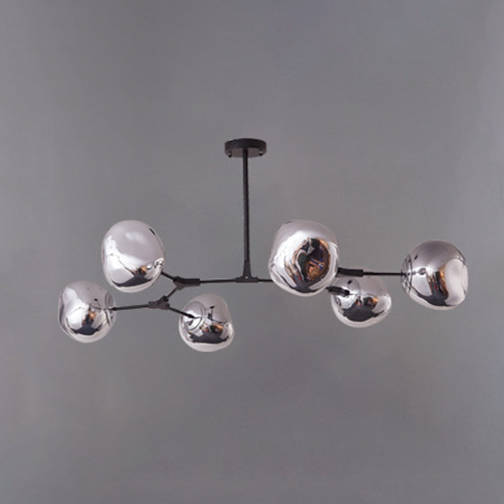 Arisha Modern Kugel LED Pendelleuchte Rosegold/Gold/Chrom Wohn/Schlafzimmer Metall&Acryl