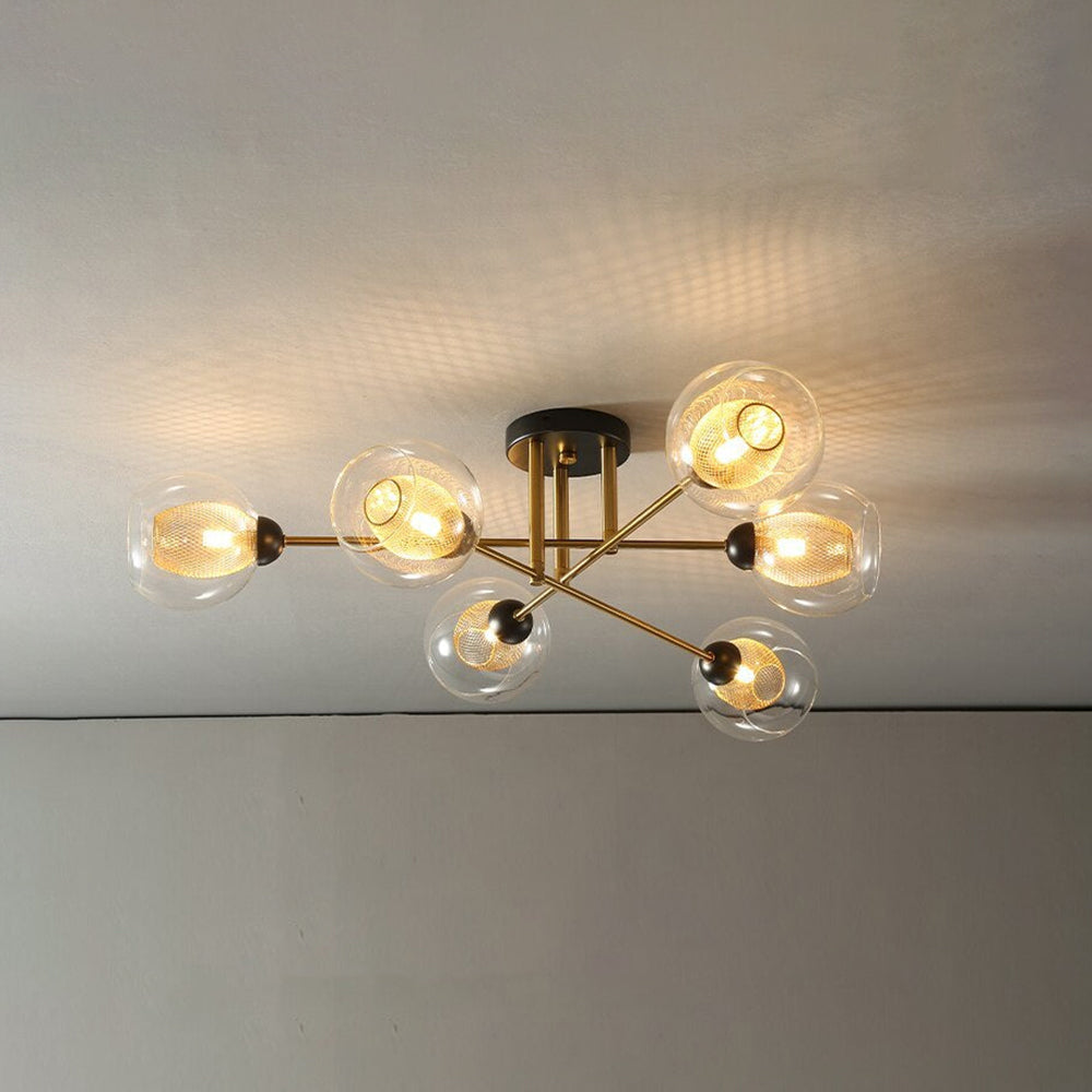 Valentina Modern LED Kronleuchter Metall Glas Esszimmer Schlafzimmer