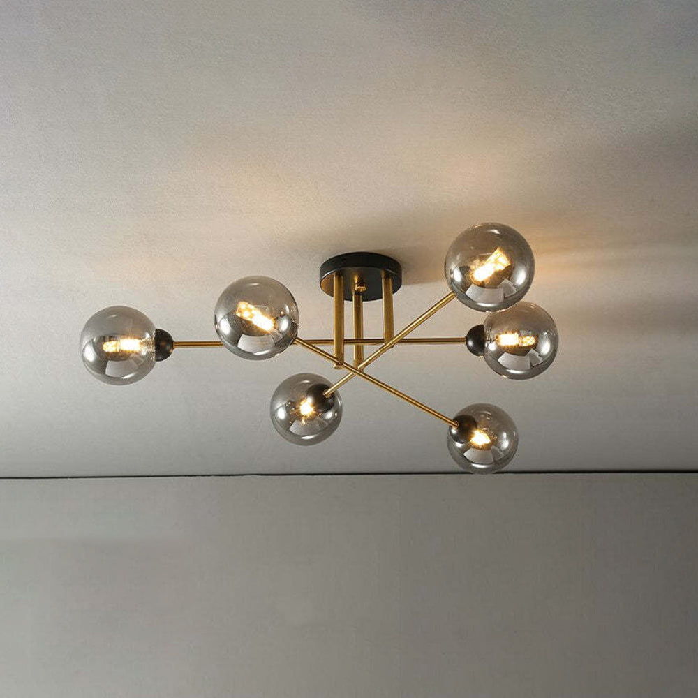 Valentina Modern LED Kronleuchter Metall Glas Esszimmer Schlafzimmer