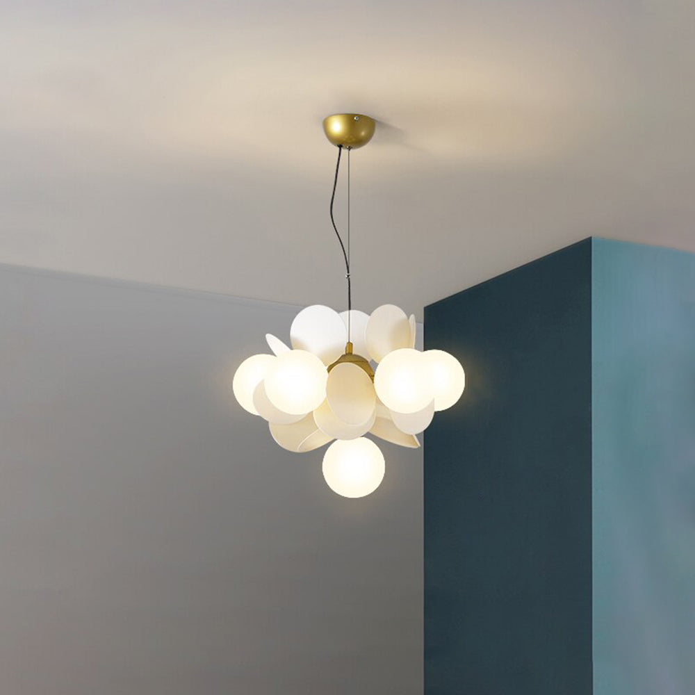 Aria Modern Kronleuchter Weltkugel Kinderzimmer, Mehrfarbig, Metall-Letslighting