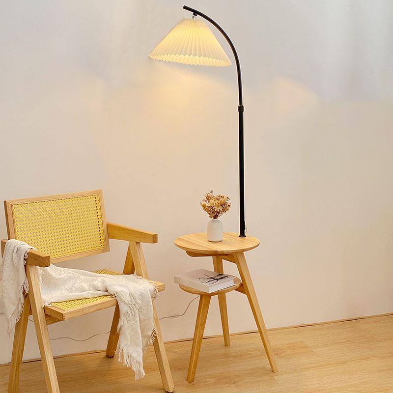 Muto Retro Stehleuchte 2 Farbe, Schlafzimmer, Metall Holz