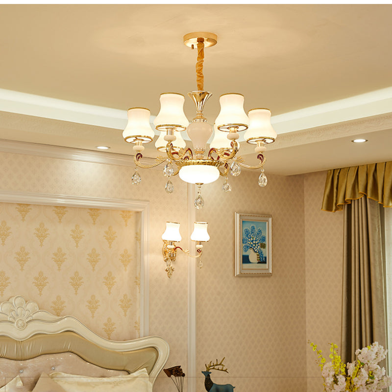 Silva Retro Pendelleuchte Metall Glas Wohnzimmer Schlafzimmer