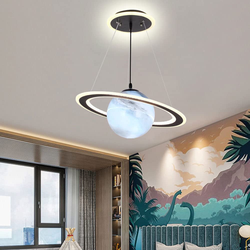 Fateh Desinger LED Pendelleuchte Star Blau Orange Kinderzimmer