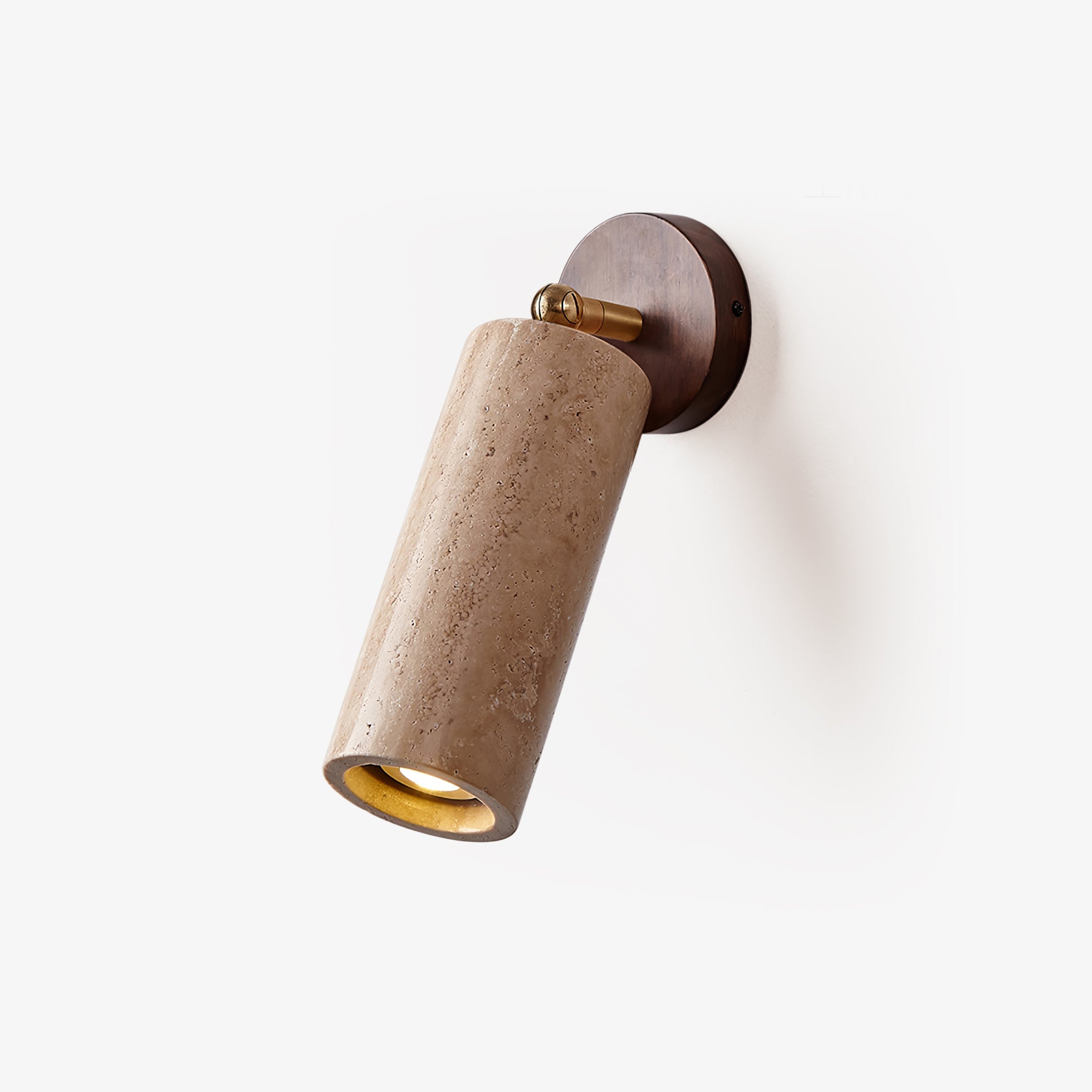 Erzorus Minimalist Travertine Wall Light - Neutralighting