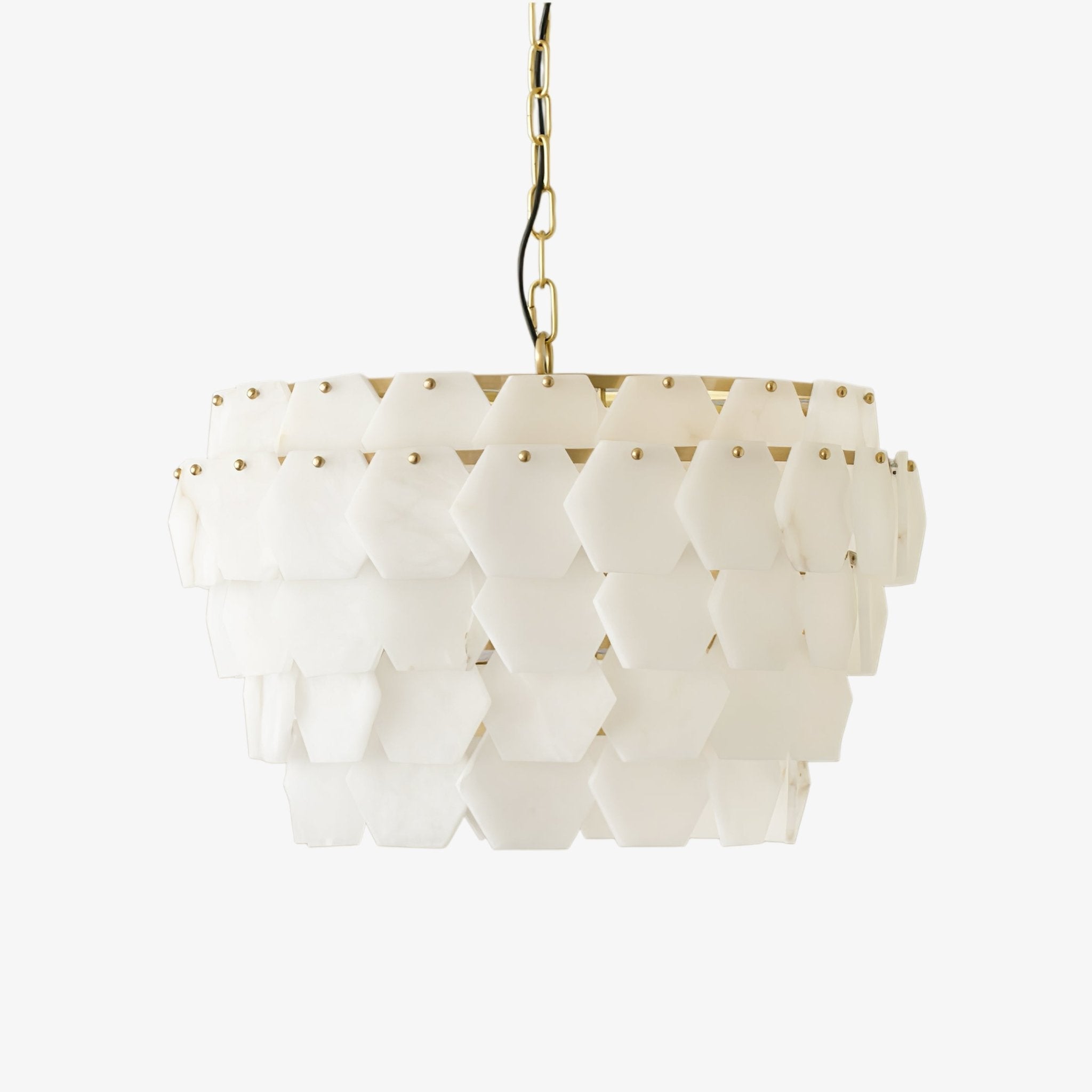 Evenaris Honeycomb Alabaster Chandelier - Neutralighting