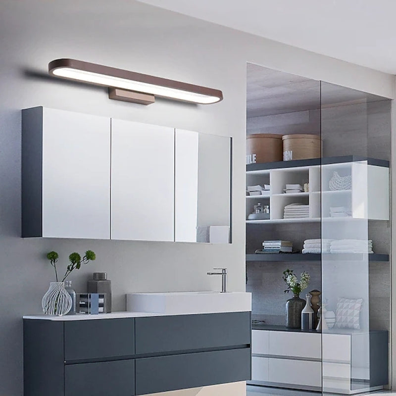 Arisha Modern Wandleuchte Linear, Kaffee, Schlafzimmer/Badezimmer, Metall