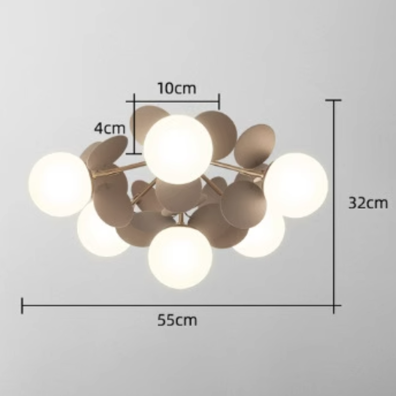 Nexen Mehrfarbiger Blumen‐Zweig‐Kronleuchter