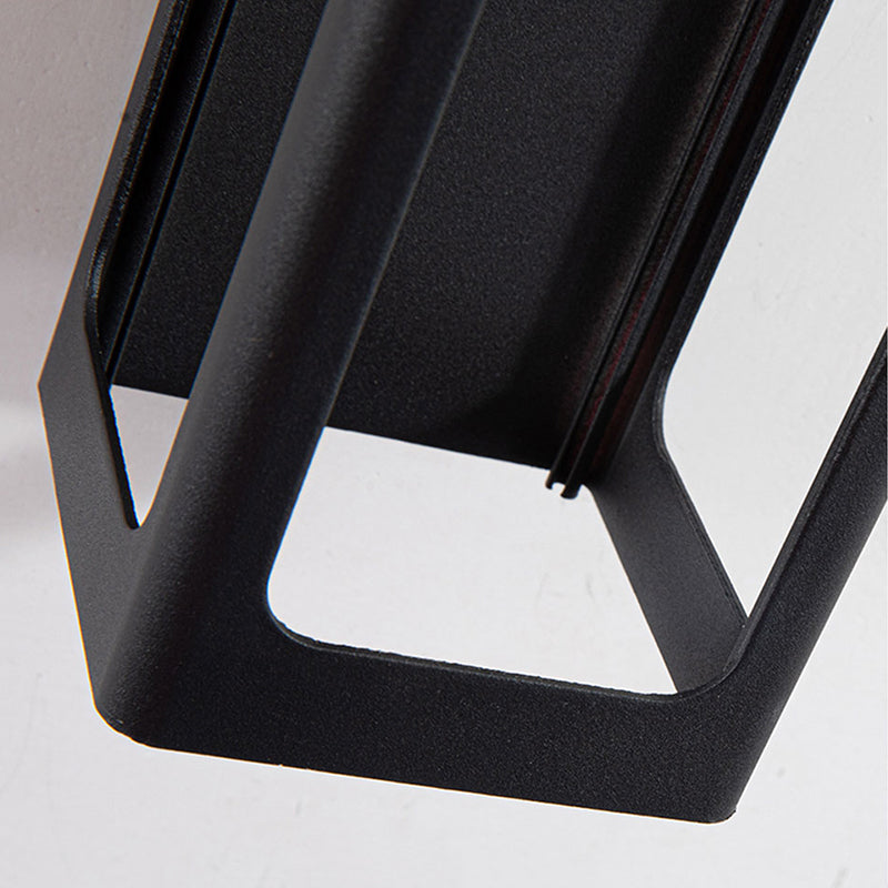 Ray Modern LED Außenwandleuchte Schwarz Außen Garten Metall