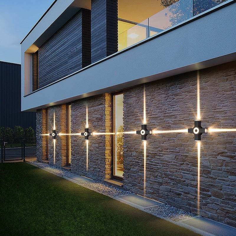 Ray Design LED Wandleuchte Innen/Außen Zweiflamming Wasserdicht Flur/Garten
