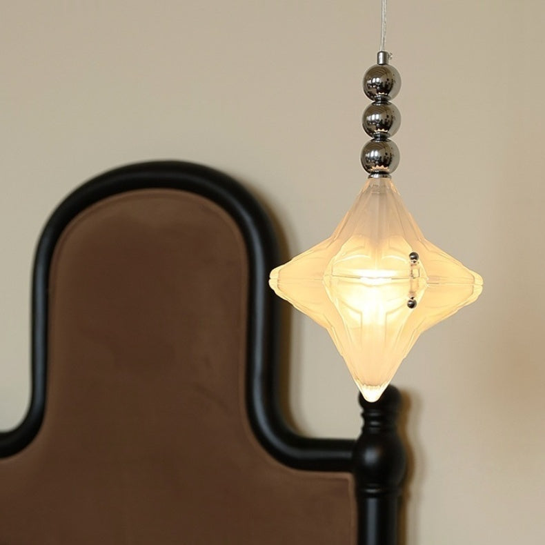 Art Deco Astris Elara Stern Pendelleuchte, Detailansicht