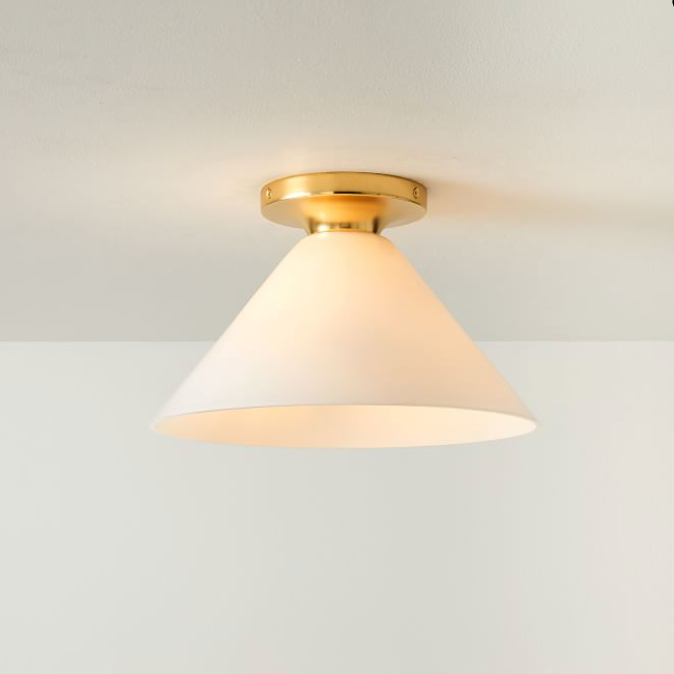 Conica Cone Flush Mount – Glas-Deckenleuchte für moderne Räume