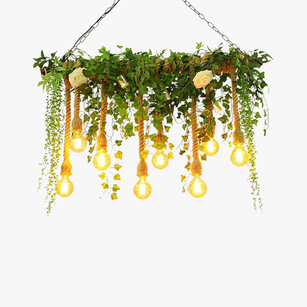 Ritta Pendelleuchte Natur Grün Wohn/Schlaf/Esszimmer-Letslighting