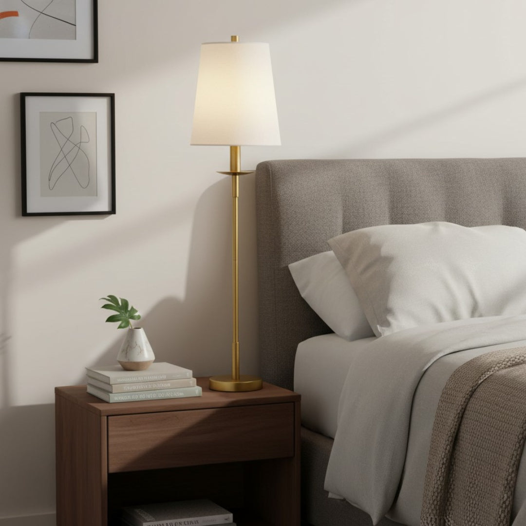 Minimalistische Tischleuchte für Schlafzimmer