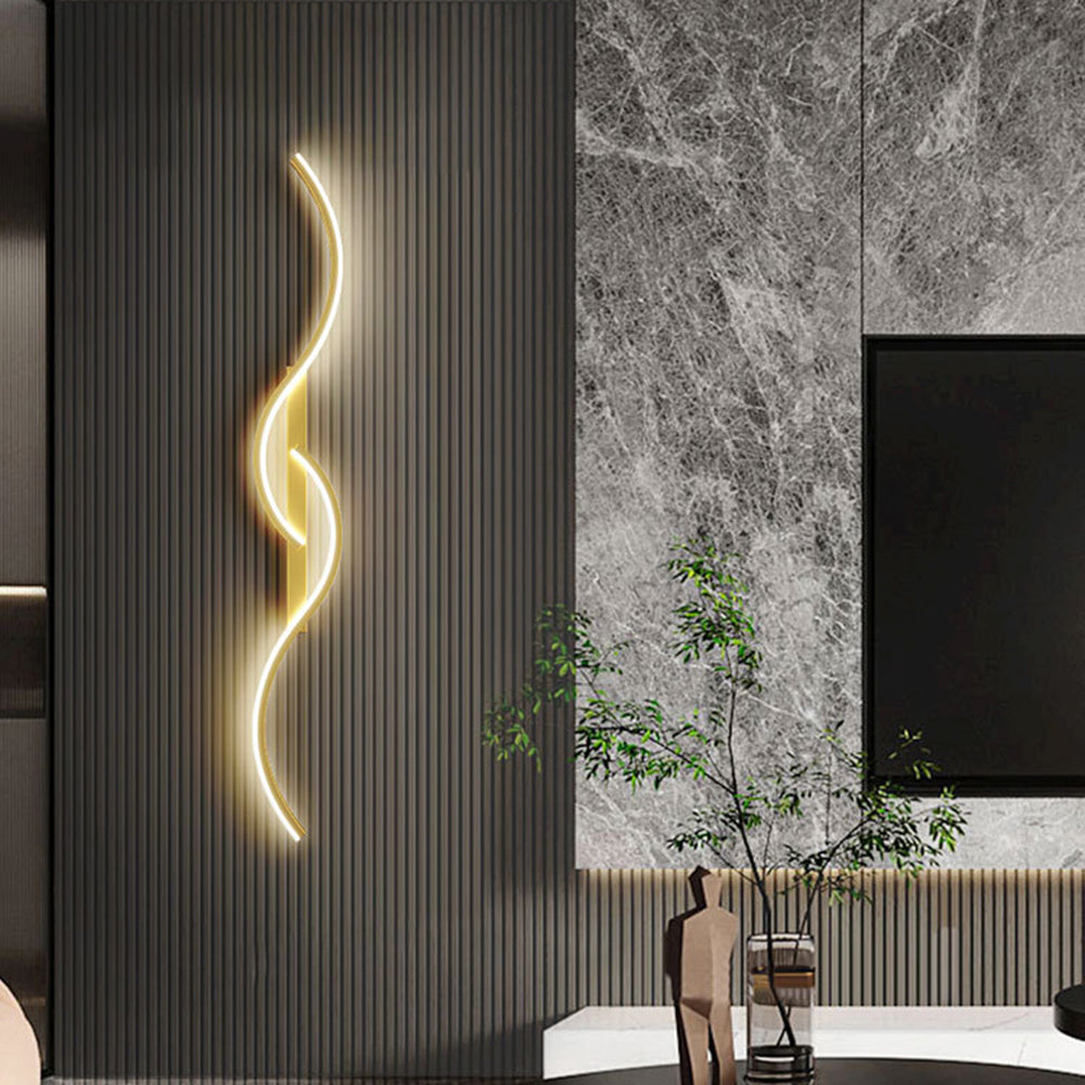Arisha Modern LED Wandleuchte Innen Linear Schwarz/Weiß