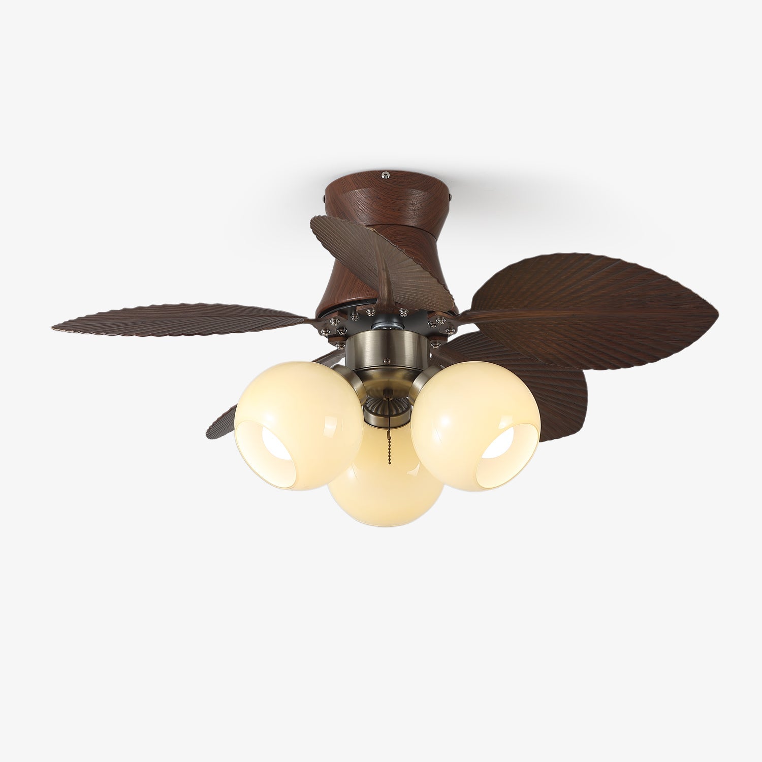 Walden Eiche Deckenventilator mit Beleuchtung