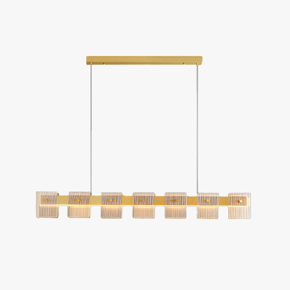 Arisha Pendelleuchten Remote 7 Dimmbare Led enthalten, Reines Kupfer