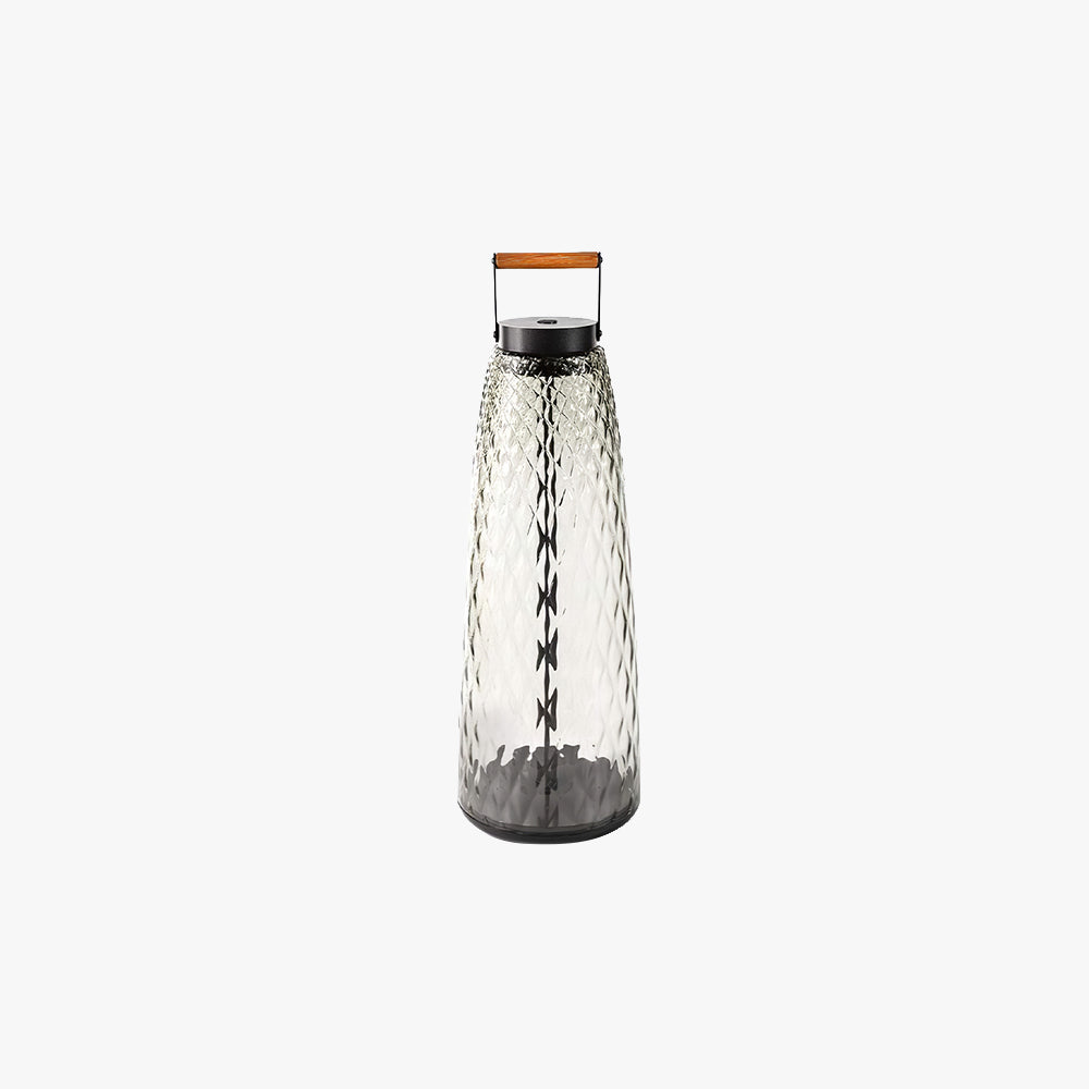 Valentina Modern LED Außenleuchte Laterne Garten/Terrasse Glas Metall 42cm/45cm/130cm
