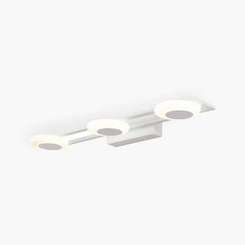 Arisha Moderne Quadratische Metall/Acryl Wandleuchte, Weiß, Badezimmer