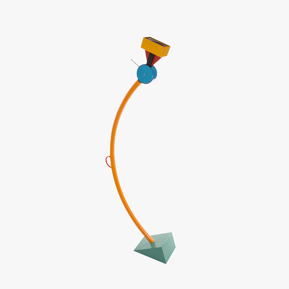 Valentina Design Bunte LED Stehleuchte Gelb Wohnzimmer Metall