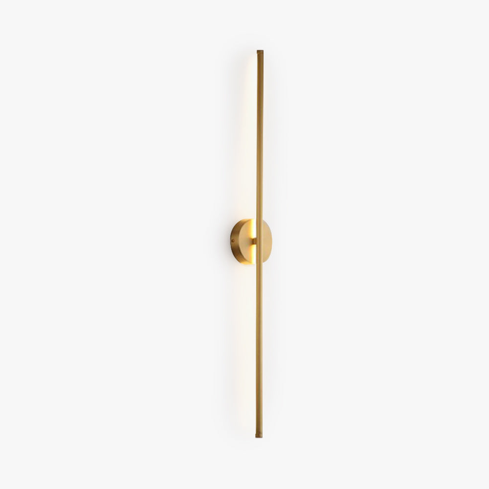 Arisha Modern Linear LED Wandleuchten Innen Gold Badezimmer Metall
