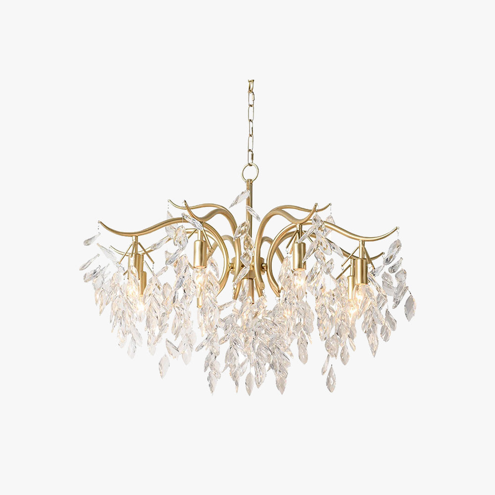 Kristy Kronleuchter Antiquität Schwarz/Gold Wohnzimmer Kristall-Letslighting