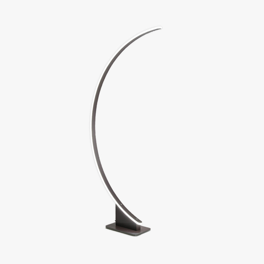 Arisha Design LED Stehlampe Weiß/Kaffee Schlaf/Wohnzimmer Metall