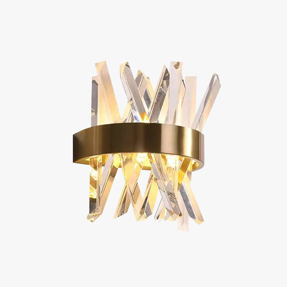 Kristy Modern LED Wandleuchte Innen GoldSchlaf/Wohnzimmer Metall Kristall