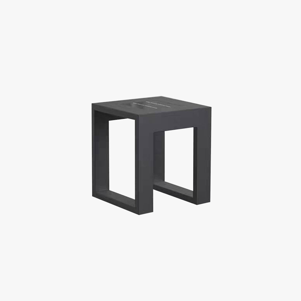 Ray Modern Rechteckig LED Außenleuchte Solar Schwarz Garten Metall Acryl Hohle Höhe 40/50/60CM