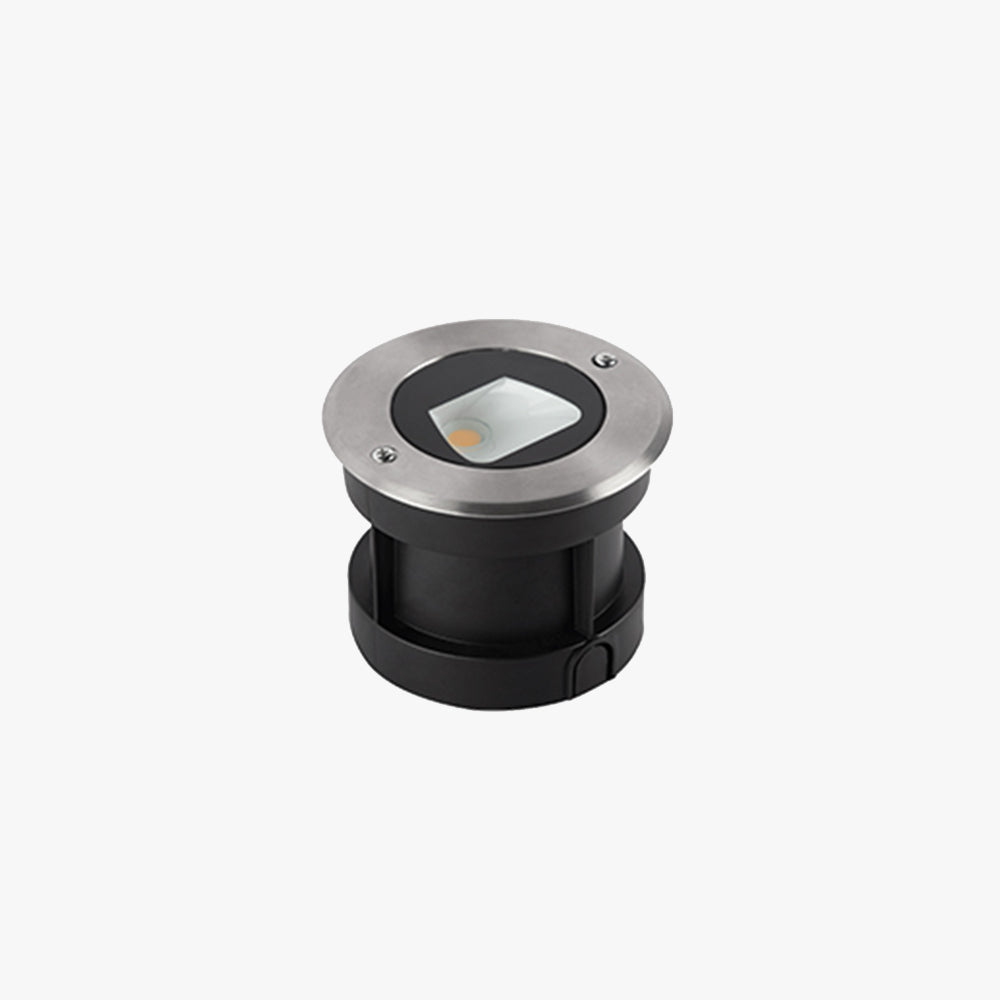 Ray Modern Kreis LED Außenleuchte Schwarz Treppenhaus/Garten/Terasse Metall&Glas ∅ 13/15CM
