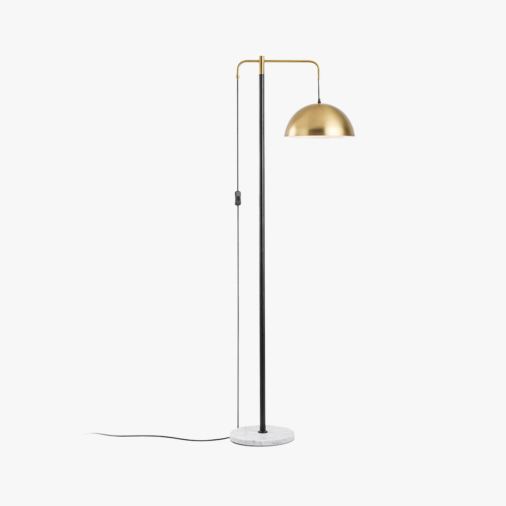 Arisha Modern LED Stehlampe Gold Wohn/Arbeits/Schlafzimmer Metall