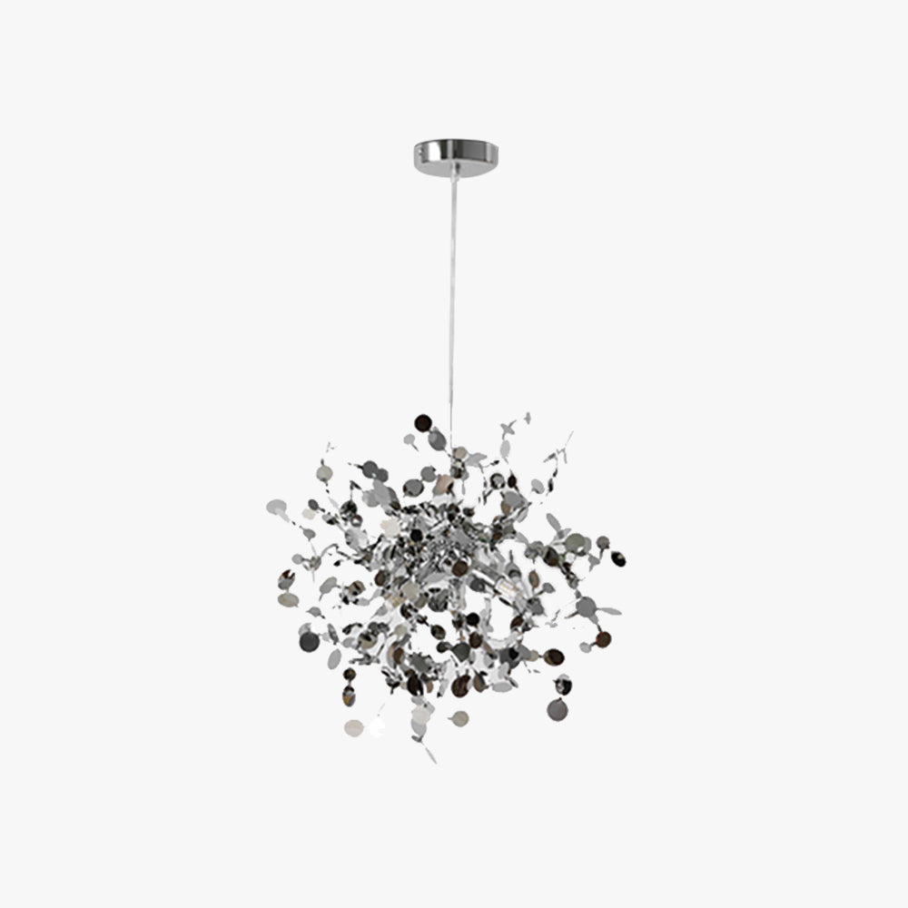 Olivia Morden LED Kronleuchter Gold/Silber Sputnik Ess/Wohnzimmer Metall