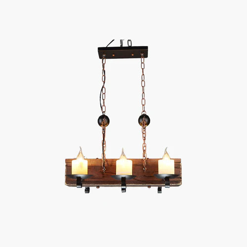 Epoch Design LED Pendelleuchte Schlafzimmer/Esszimmer Metall/Holz