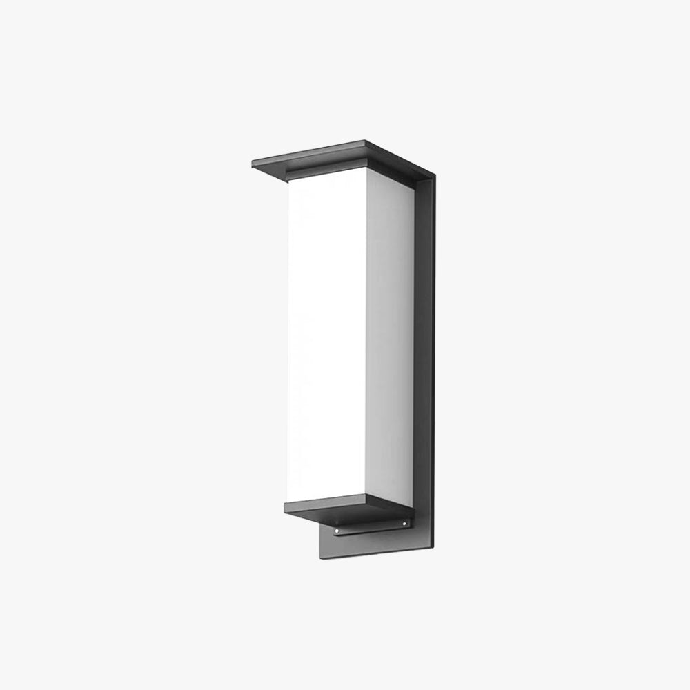 Ray Rechteck Solar Außenwandleuchte Metall Acryl Balkon Terrasse Flur
