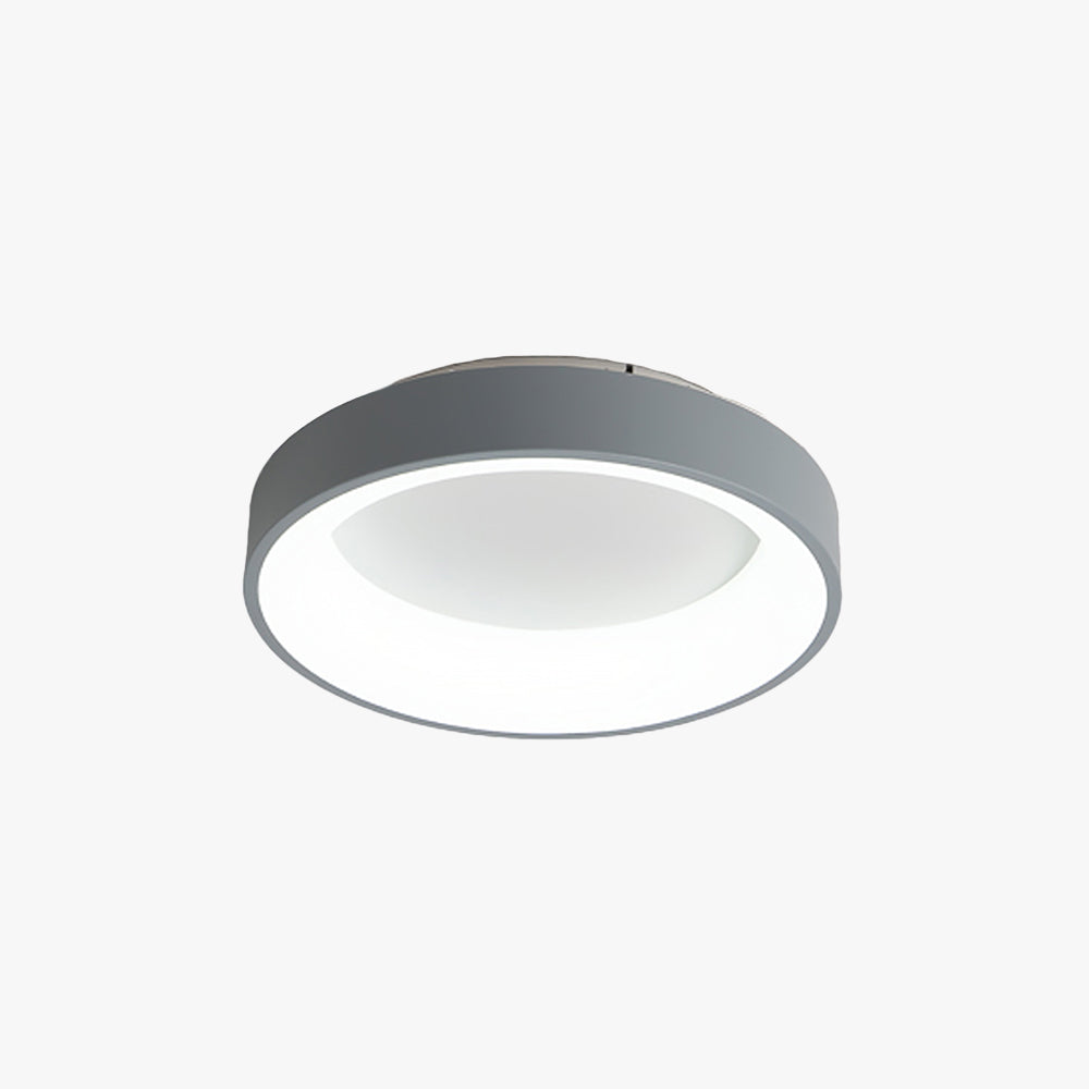 Arisha Deckenleuchte Weiß/Grau Modern LED Schlaf/Wohnzimmer Dimmbar